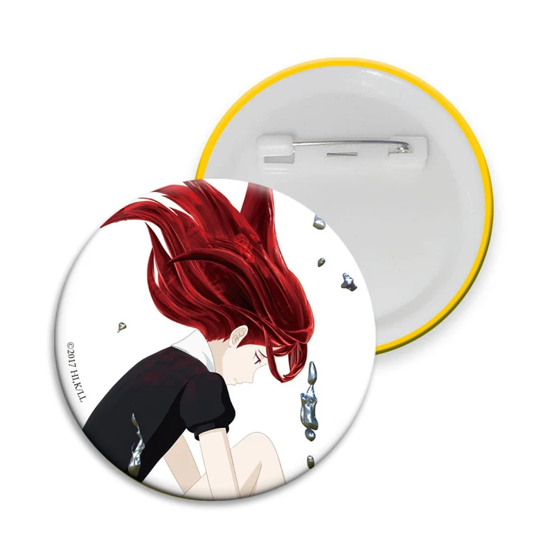 Anime Land of The Lustrous Button Pin Creative Brooches Character Icon Badge for Clothes Bag Decoration Jewelry Accessories Gift