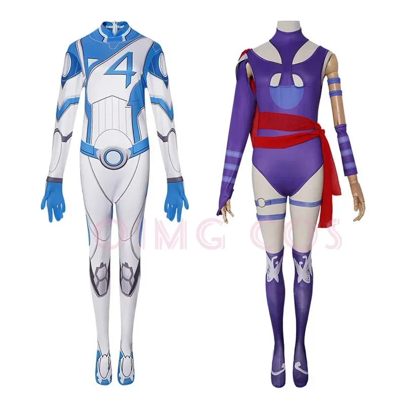 

Invisible Woman Psylocke Cosplay Costume Adult Carnival Uniform Halloween Anime Costumes Party Masquerade Women Game