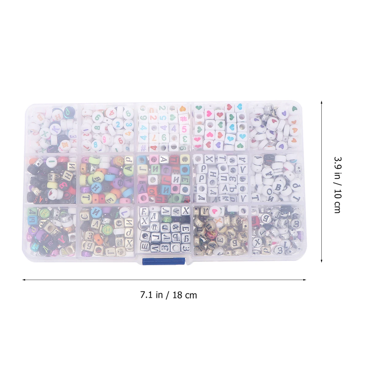 

1040pcs Acrylic Beads Colorful Jewelry Making DIY Craft Accessories Smooth Surface Mini Hole Bead Bracelet Necklace Decor