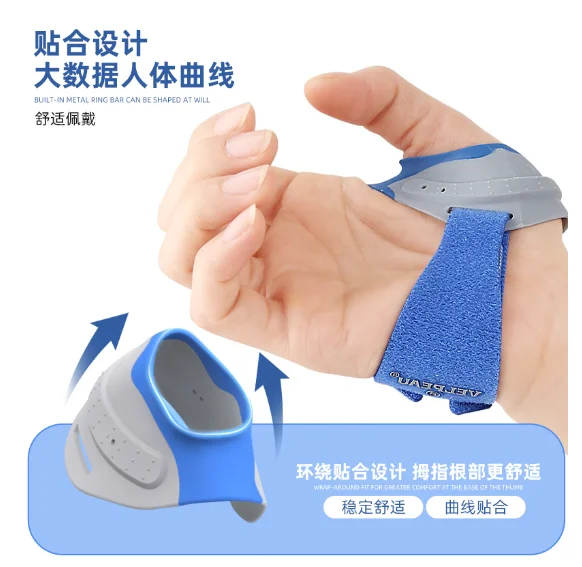 

Portable Thumb Splint Support Brace Tenosynovitis Arthritis Tendonitis Trigger Immobilizer Wrist Thumb Supports Pains Relief New