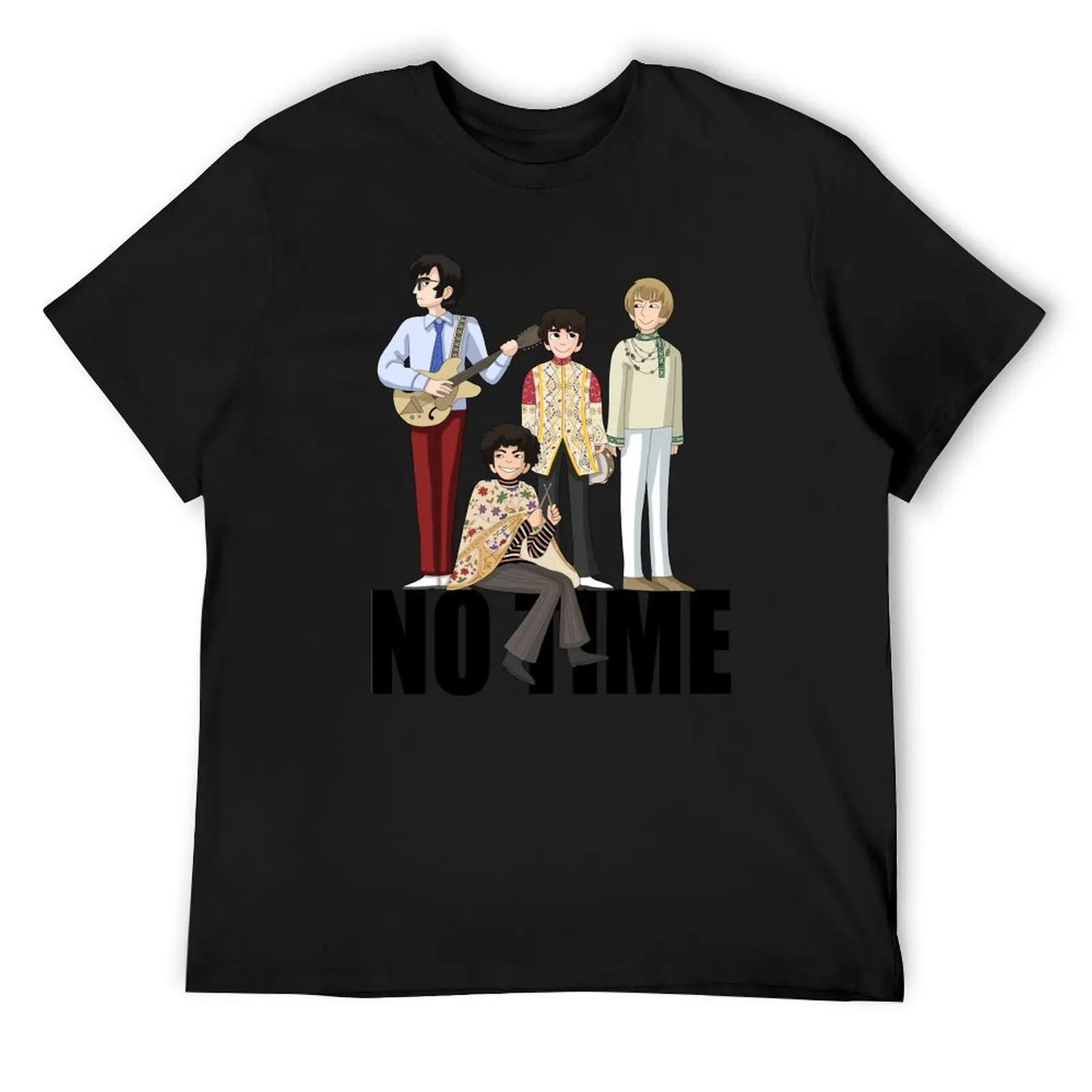 

No Time T-Shirt Short sleeve tee gifts for boyfriend Luxury man Men's t-shirts
