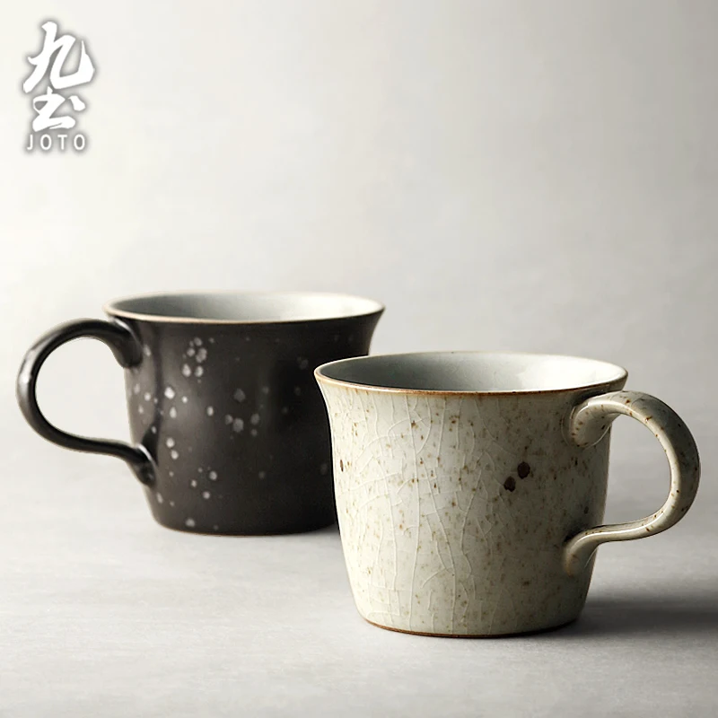 

JOTO Comfortable Japanese Handmade Exquisite Craftsmanship Easy to Clean Vintage Coffee Cup CFR0115
