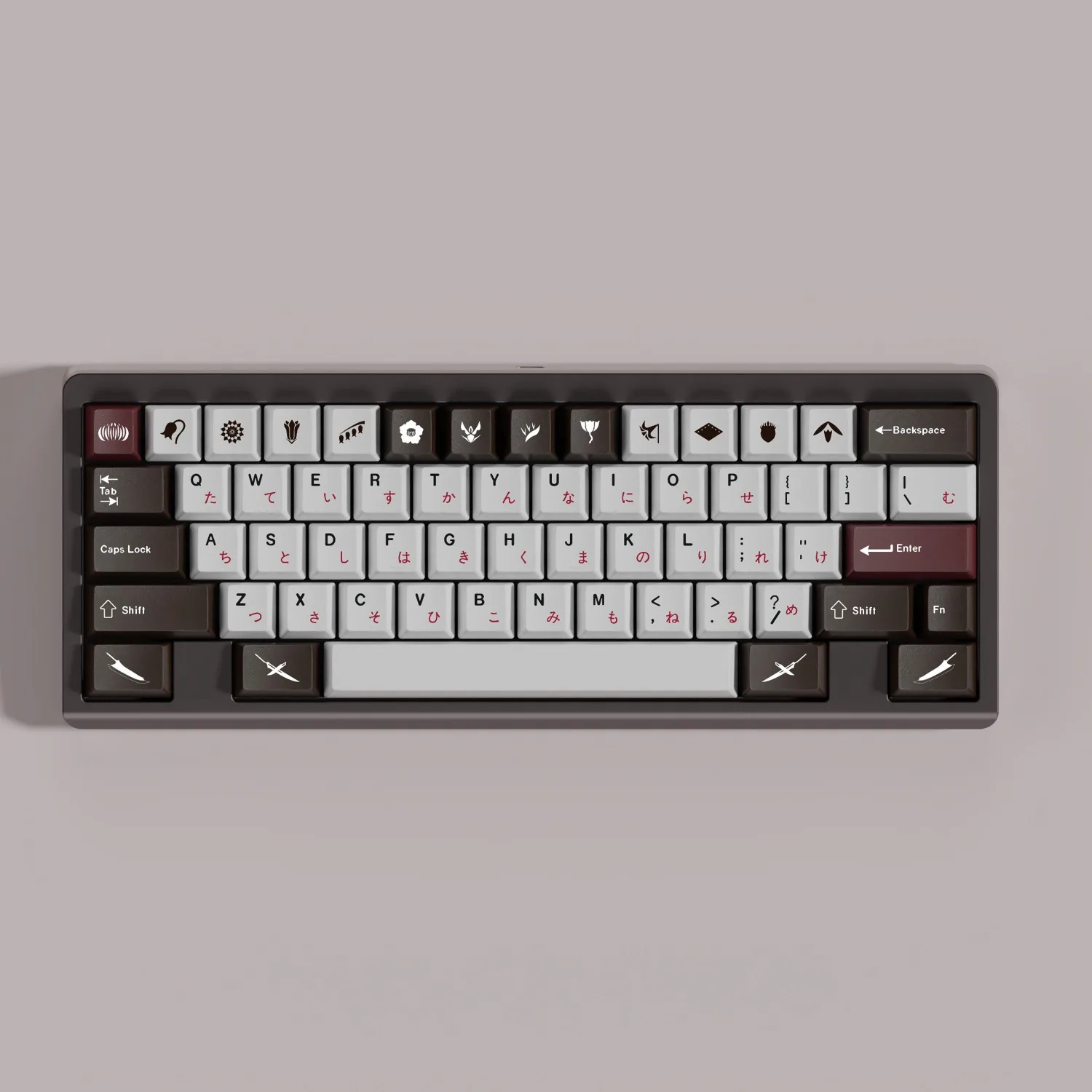 

Grey White Keycaps Pbt Sublimation Cherry Profile OpaqueCostom Keycaps PBT Material Keycap for MX Switch Mechanical Keyboard
