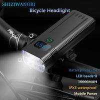 Bike Light Rotatable Headlights With Dual Holder Powerful Flash Light USB Charing Led Bicycle Front Light And Taillight Set