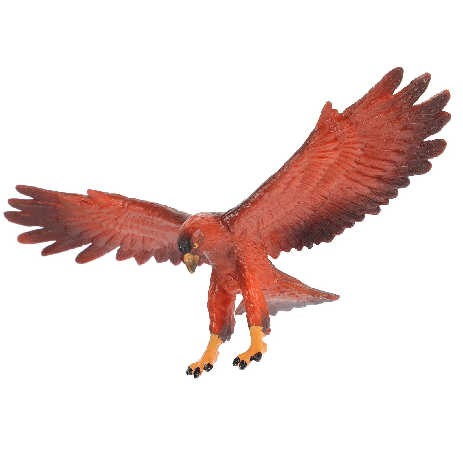 

Миниатюрная реалистичная статуэтка орла, пластиковая фигурка животного для декора рабочего стола, детской комнаты, развивающая познавательные способности, украшение для дома и офиса