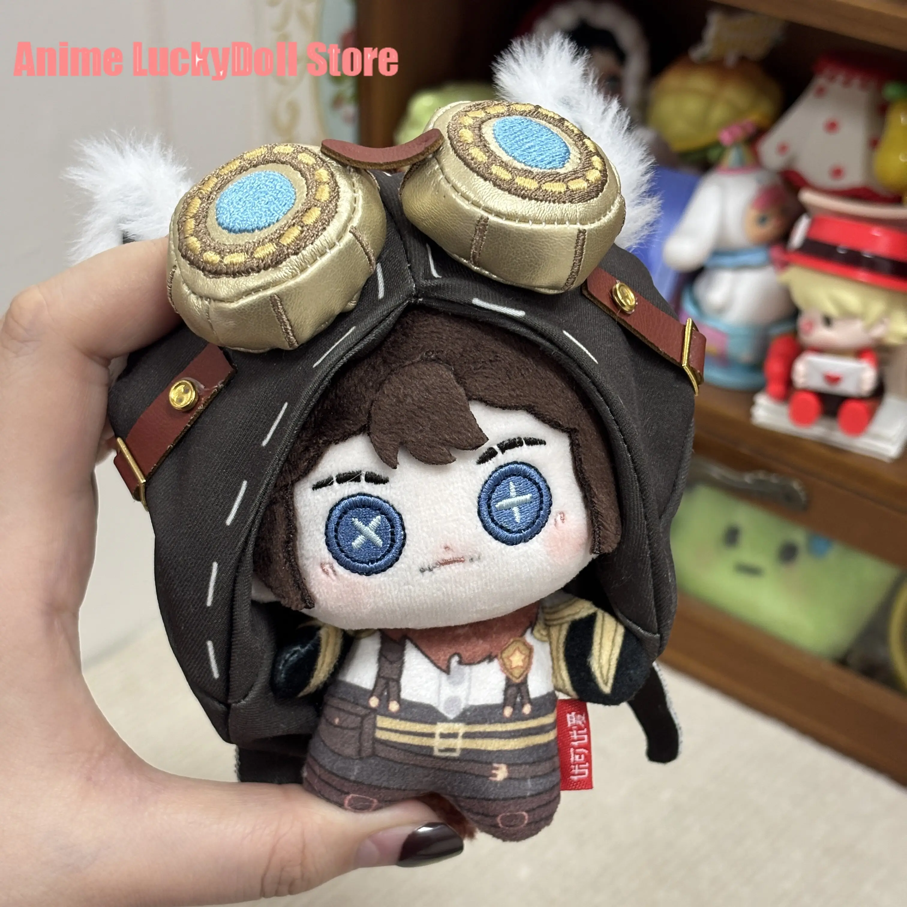 Original Anime Identity Ⅴ Mercenary Artillerist Skin Version Cotton Doll Plush Toy 10CM Cartoon Keychain Pendant Birthday Gift