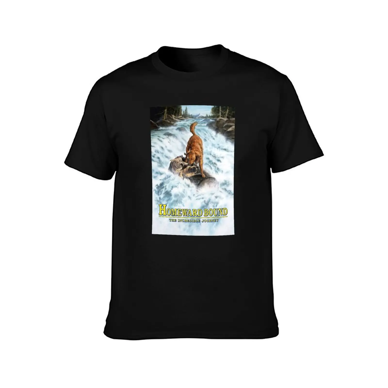 Homeward Bound The Incredible Journey T-Shirt Basic Solid Color Short Sleeve T-Shirt