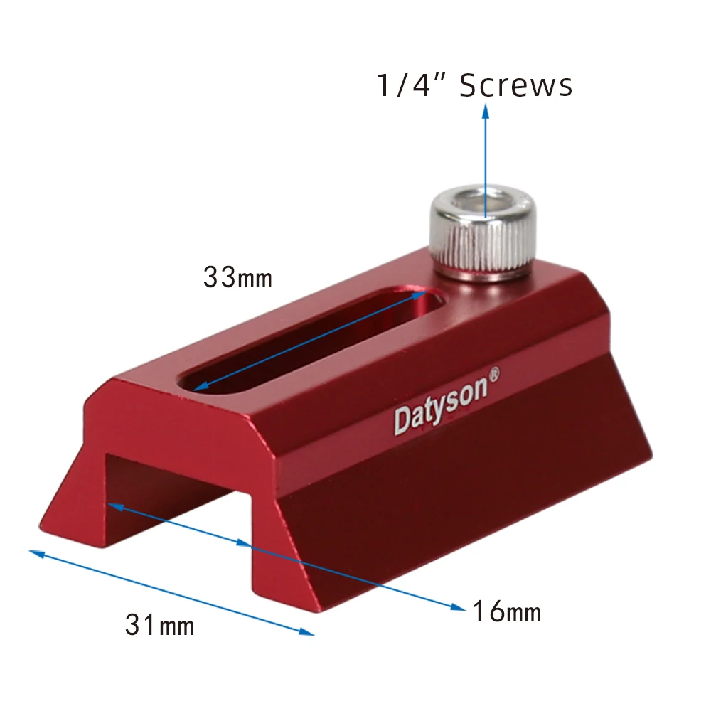 Datyson-Telescope Dovetail Mount Adapter, Fully Metal for Finder Scope, Base Fixed Phone Mounting Bracket, 5P9858B