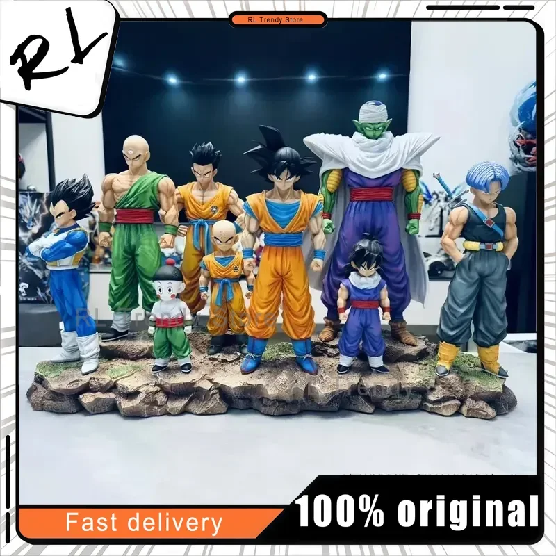 Ensemble de guerriers Dragon Ball Z Infinite Z, 9 pièces, figurines GK Goku Gohan végéta Piccolo Torankusu, jouet tendance, modèle de Statue, décoration cadeau