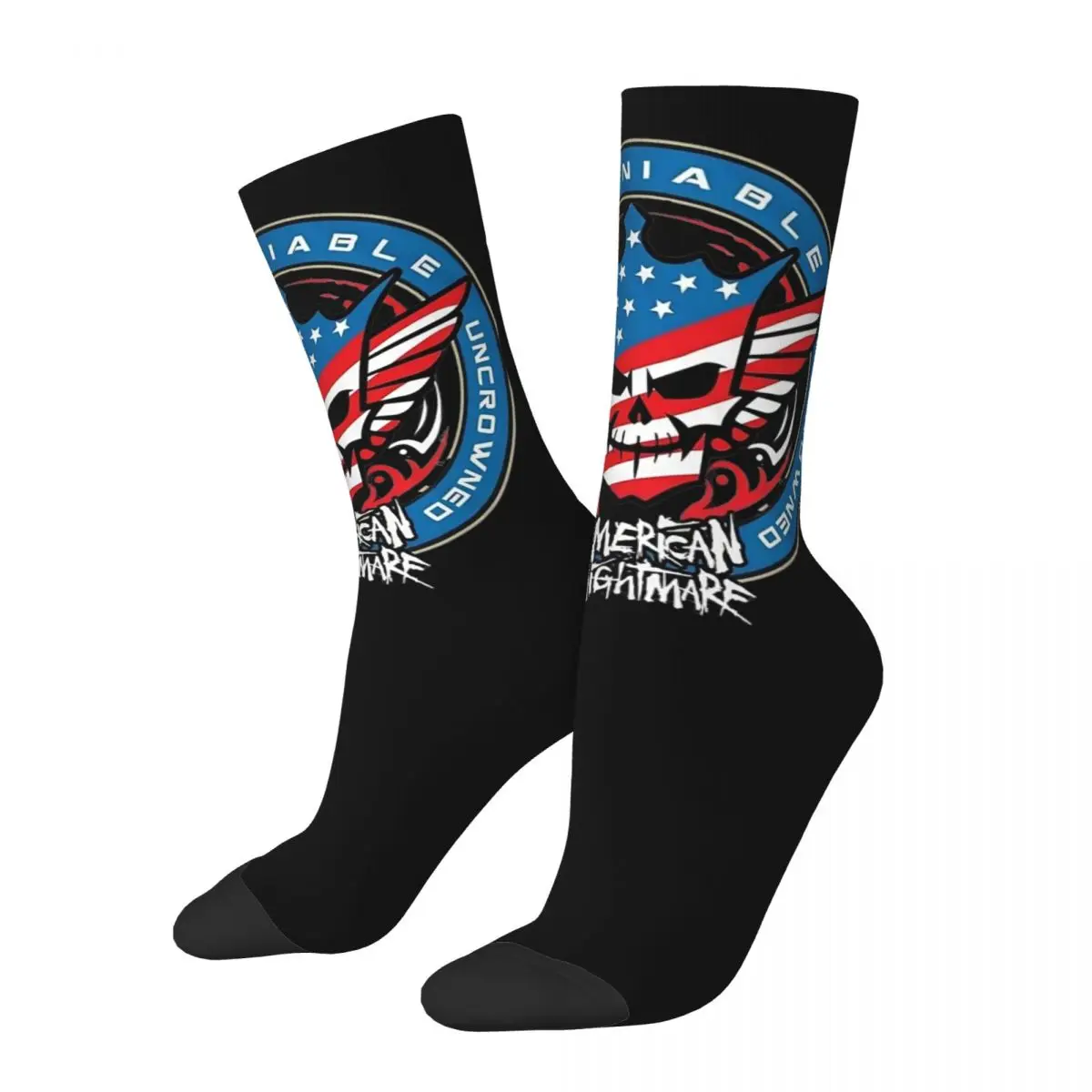 Autumn Winter Crazy Design Women Men Cody Rhodes Wrestling Socks Sweat Absorbing Basketball Socks