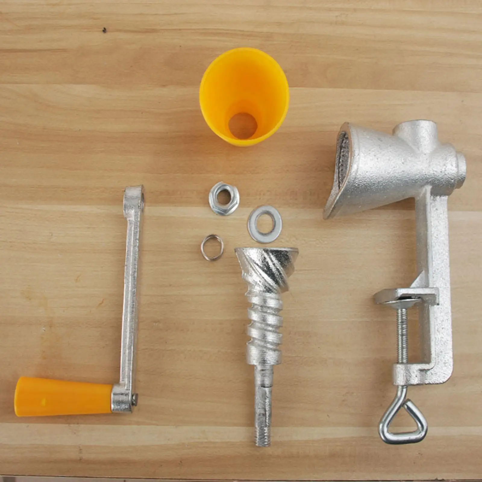 Grain Mill Grinder Hand Crank Kitchen Aid for Coffee Bean Spice Soybean Barley Manual Operation No Power Needed