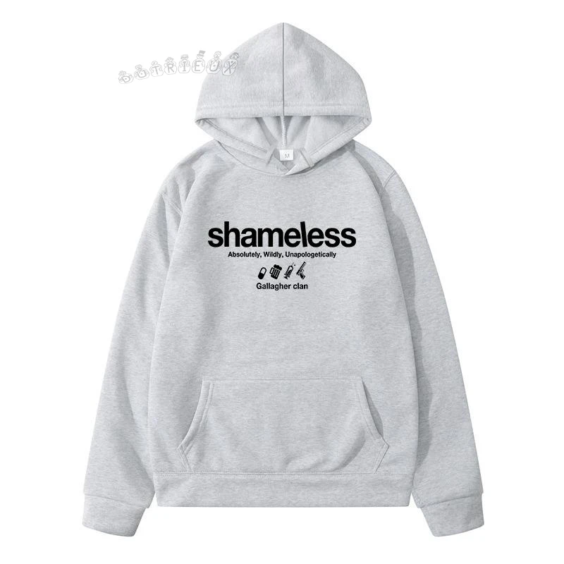 Harajuku Shameless Letter Design Tracksuit Men Men's Winter Sweater Sweatshirt Male Clothes Women's Sweat-shirt Y2k Hoodie