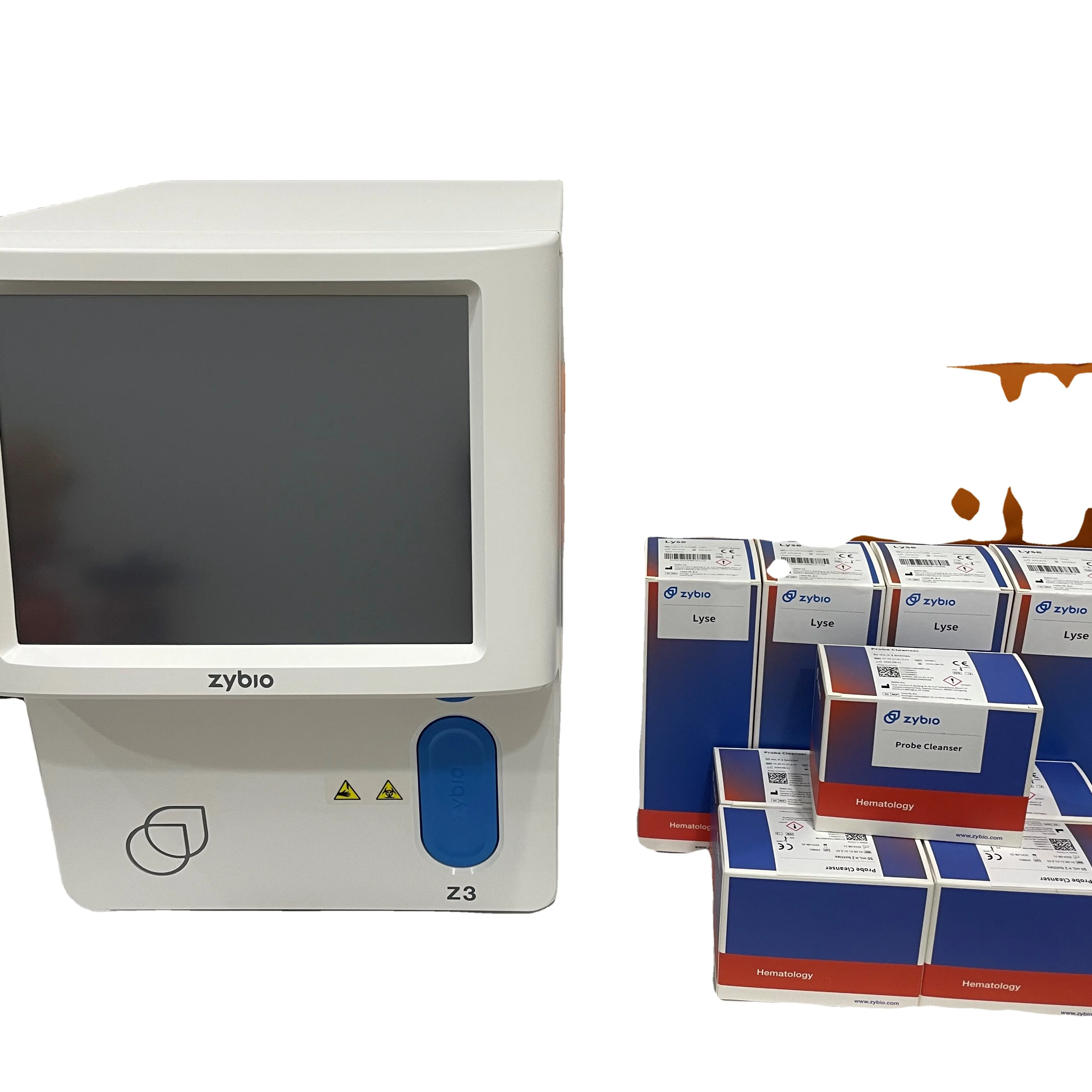 Analizador de Hematología de 3 Partes Totalmente Automático Zybio Z3, Máquina de Análisis de Hematología CBC para Laboratorio