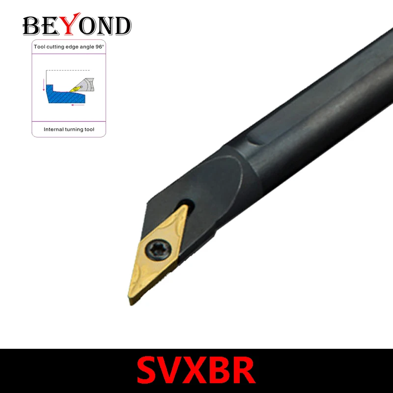 BEYOND مخرطة عمود تخريم تحول أداة حامل SVXBR S10K-SVXBR11 S10K S12M S16Q S20R ل كربيد إدراج شفرات 8/10/12/16/20 مللي متر