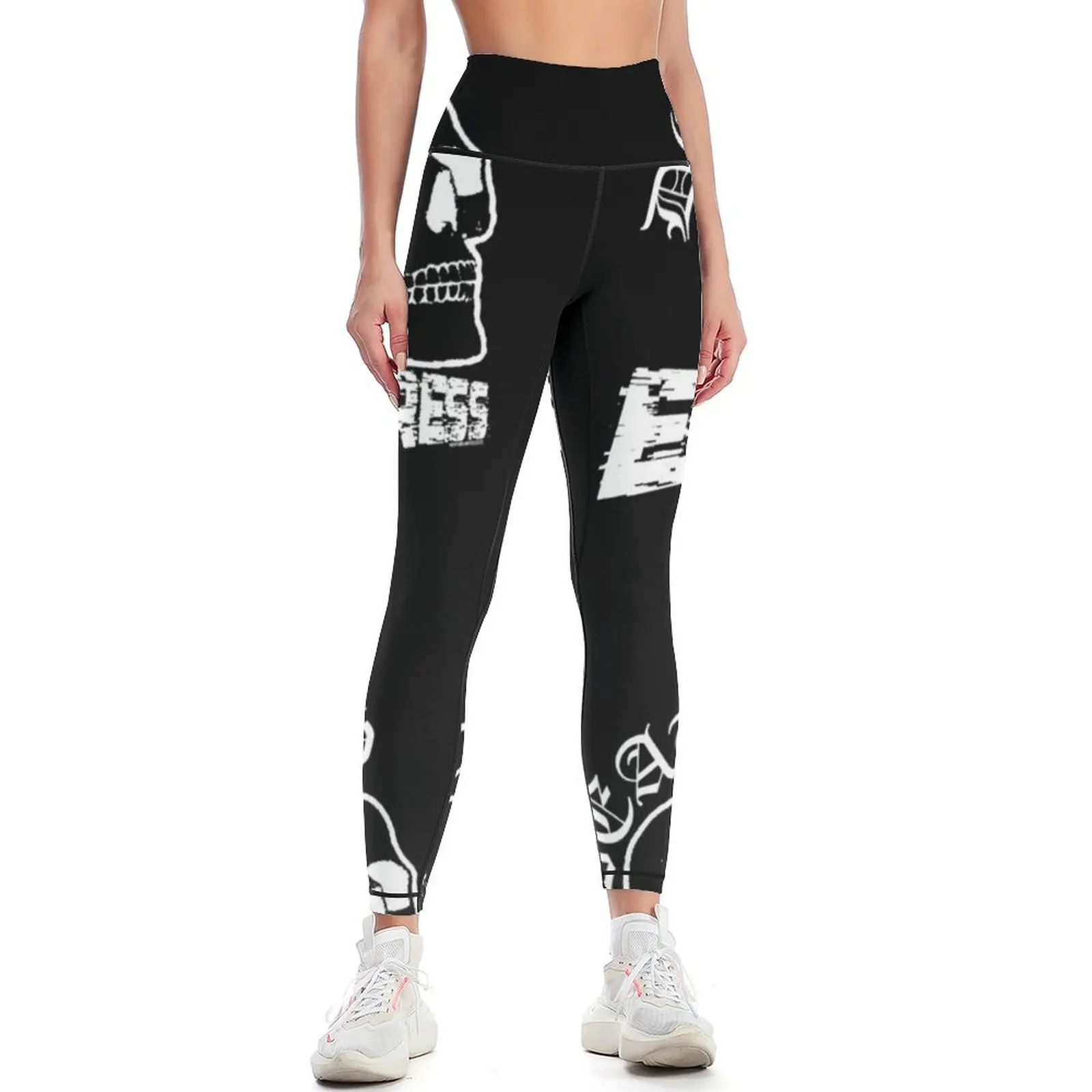 

DEATH EXPRESS USWA Wrestling Tag Team Soultaker Master of Pain Leggings sport legging legings for fitness Womens Leggings