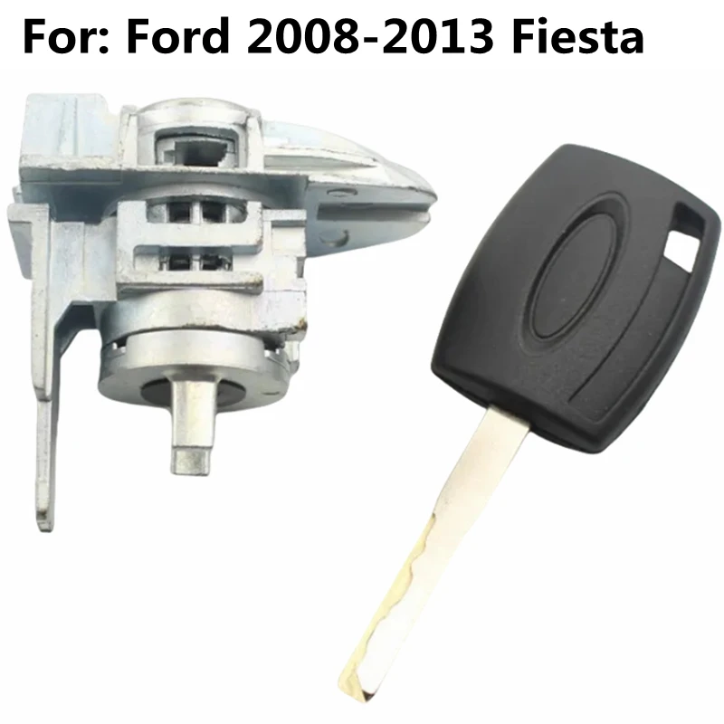 OEM Car Left Door Lock Cylinder For Ford 2008-2013 Fiesta Auto Door Lock Core Barrel With 1Pcs Key