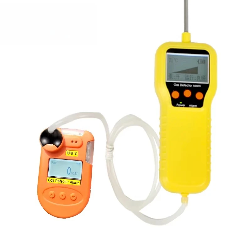 H2S Measuring Instrument, Hydrogen Sulfide Gas Detector, Portable H2S Monitors Personal Gas Monitors LEl O2 CO Detector