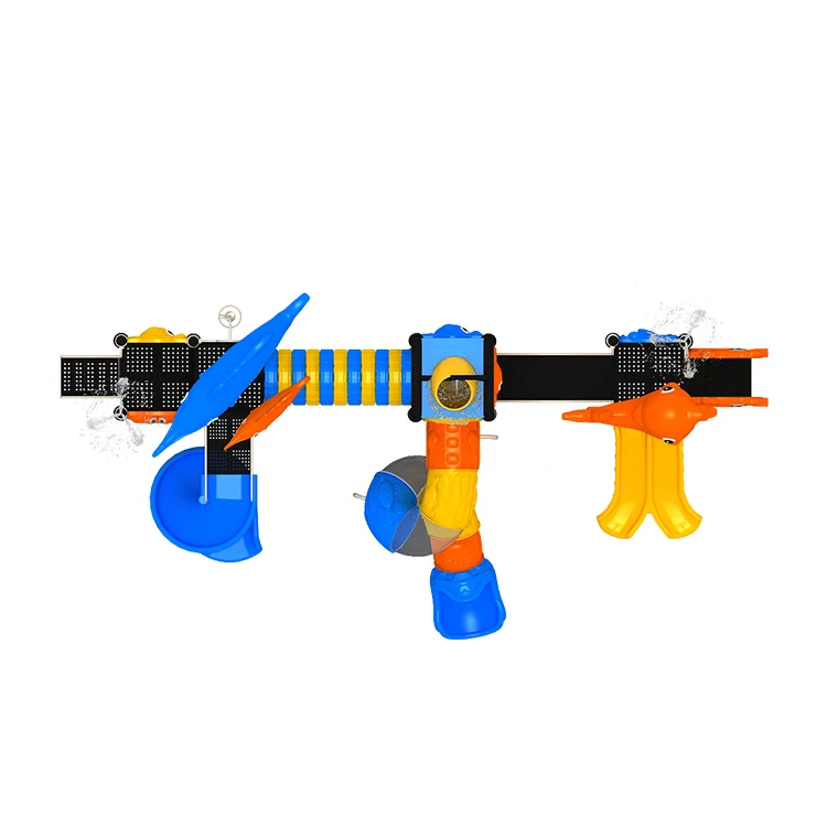 Interactive Outdoor Amusement Equipment Plastic Water Slide Water Park Pool Swimming Pool Playground Equipment