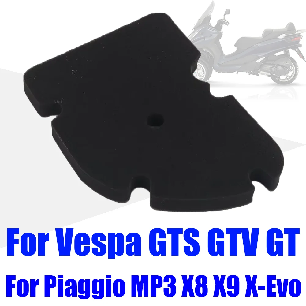 

For Piaggio Vespa GTS 300 250 200 125 GTV Super MP3 GT 60 250 GTS250 GTV300 GTS300 X8 X9 X-Evo Scooter Parts Air Filter Element