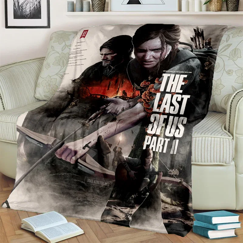 Pedro The Last of Us Horror TV Game Blanket,Soft Throw Blanket for Home Bedroom Bed Sofa Picnic Travel Office Cover Blanket Kids