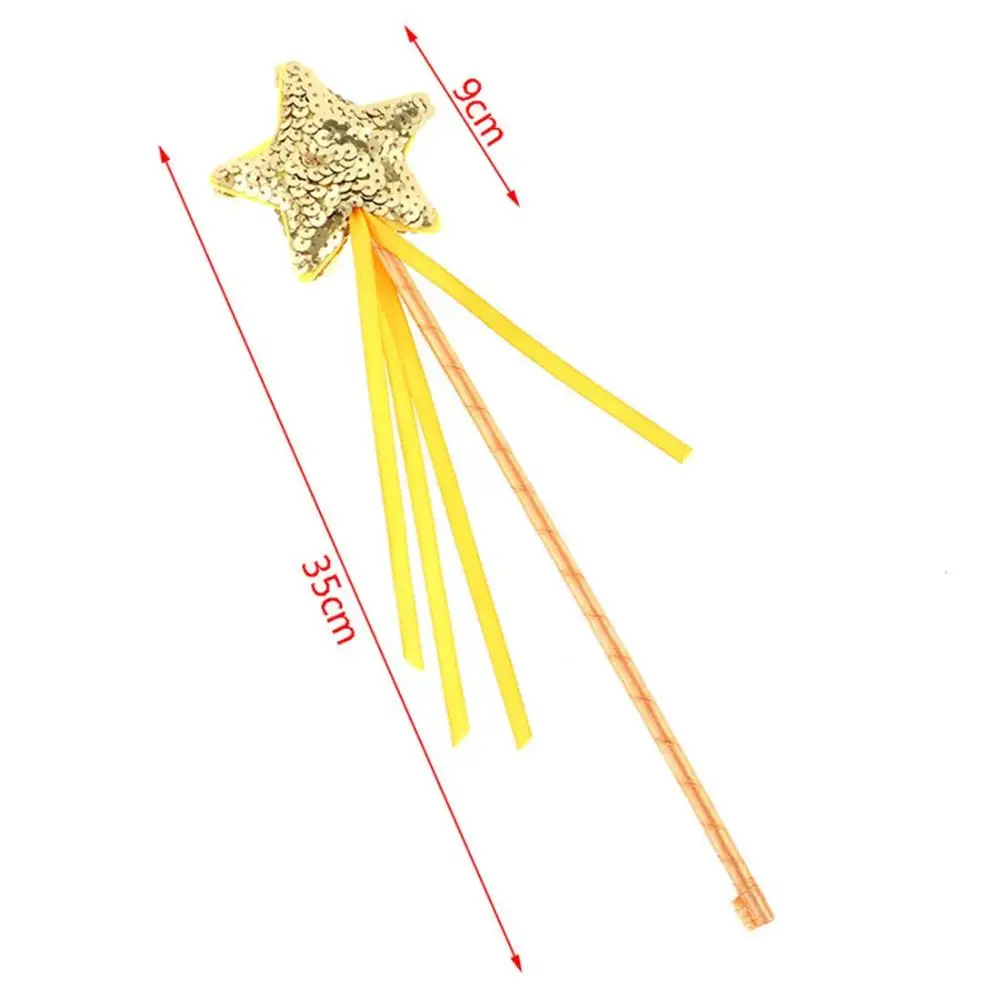 Five Pointed Star Fairy Wand Kids Magic Stizh Party Princess Cosplay Props