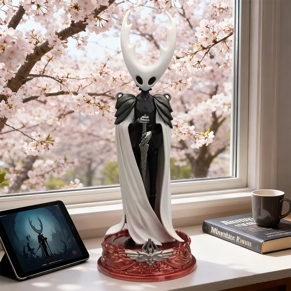 Hollow Knight Three Swordsmen Spiel Garage Kit Battle Car Cake Desktop-Modelle Chassis Dekorationen Exquisite PVC-Figuren Jungenspielzeug