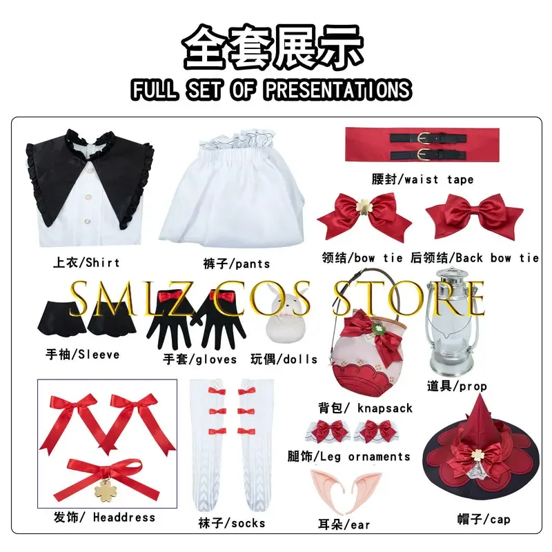 CyGame الساحرة كلي تأثيري حلي أنيمي تأثير تأثيري لوليتا فستان البدلة امرأة مع قبعة هالوين ملابس موحدة للحفلات