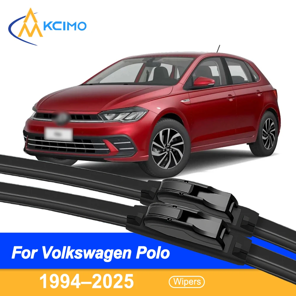 

For Volkswagen Polo 1994–2025 Car Front Wiper Blades - All Weather Silent Windshield Wiper Accessories 2 Pieces