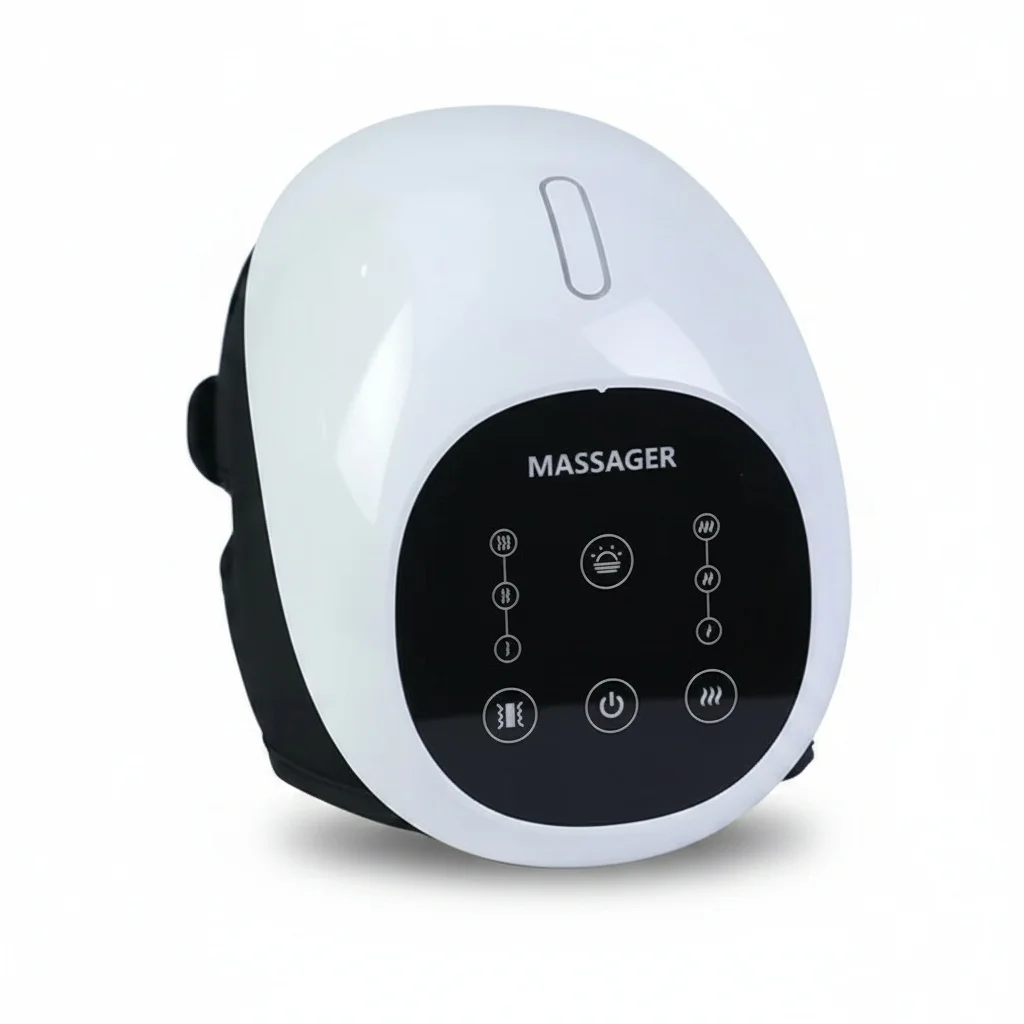 

Wireless Knee Massager, Red Light Heating Pad, Vibration Joint Massager, Portable Infrared Therapy for Knee Pain Relief