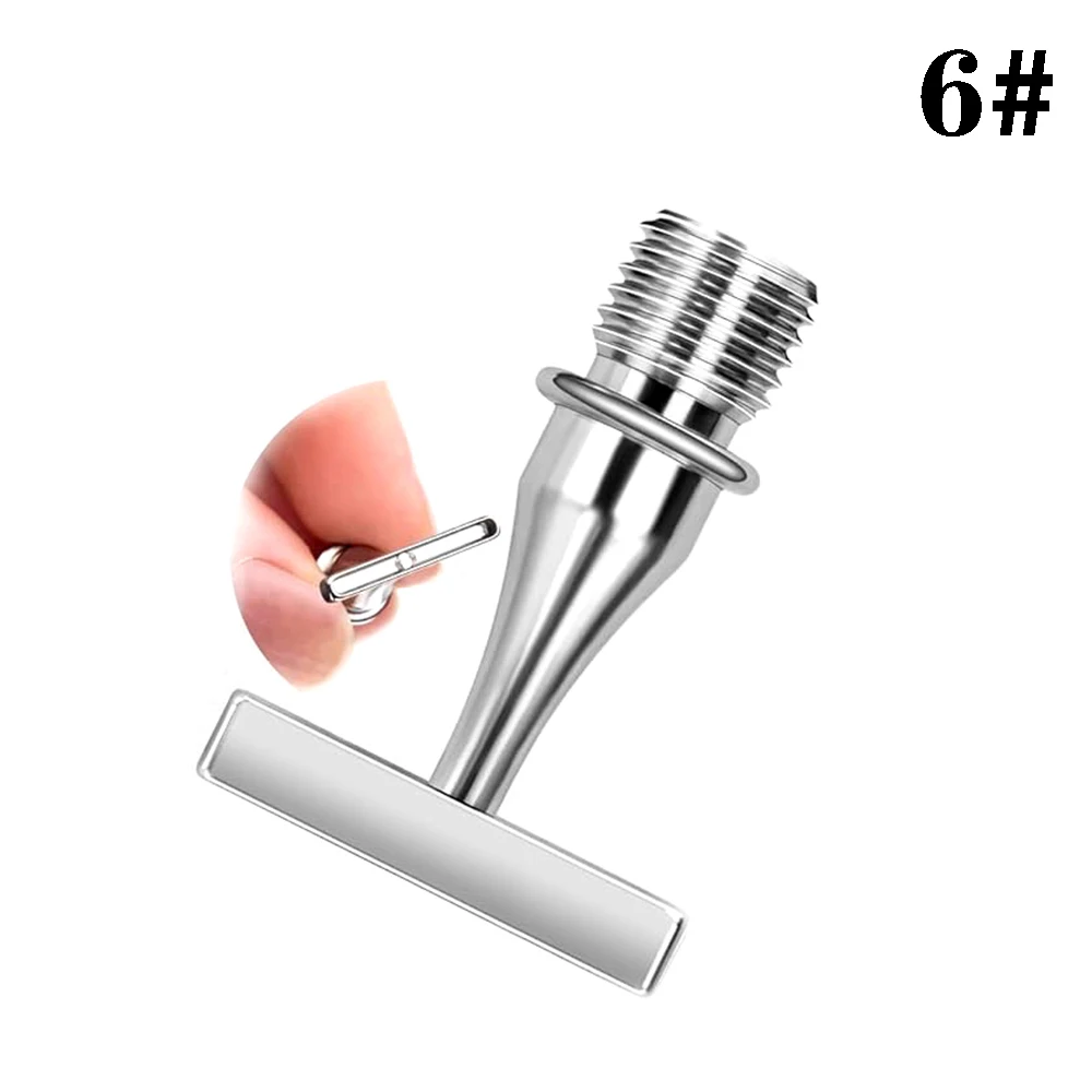 HOMFUN Glanzende Quicksand Diamond Painting Pen, Kleurrijke borduurwerk gereedschap met schroefdraad, metalen schroefdraad tips accessoires
