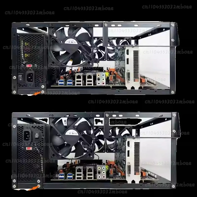 

Dual-Channel ATX Open Chassis Rack X79 X99 Motherboard Bracket Stackable Vertical Horizontal AI Server Case
