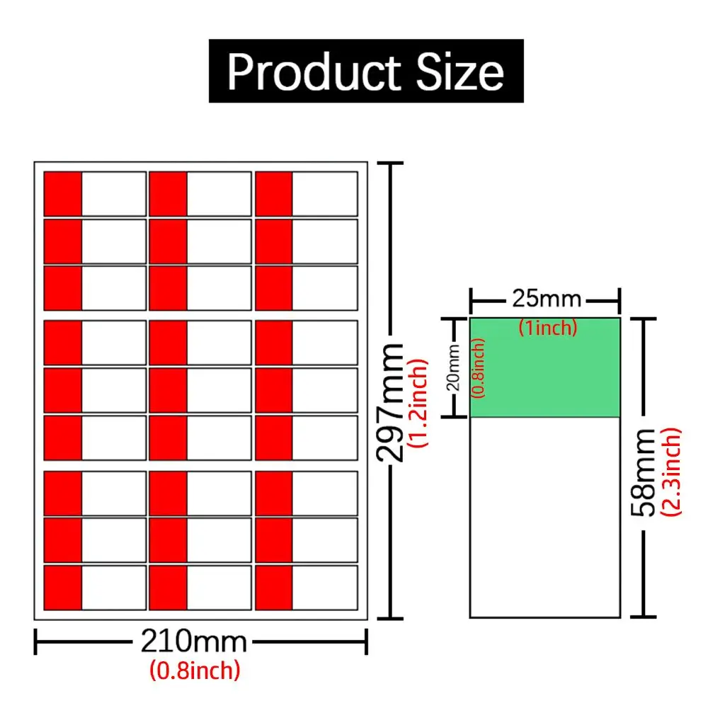 27 sztuk/arkusz wodoodporny A4 samoprzylepne etykiety identyfikacyjne etykiety kablowe naklejki trytytka przewód sieciowy przewód Marker Label Tool