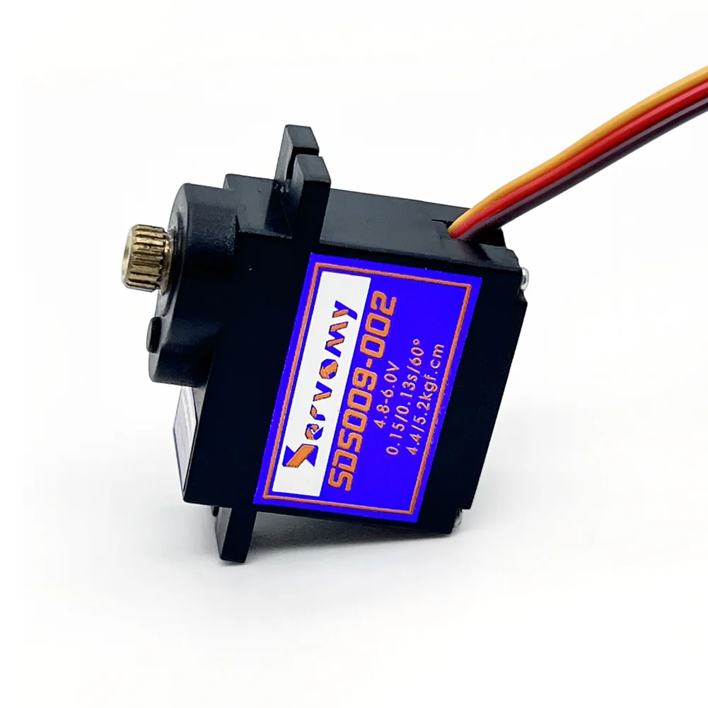 1/4PCS Servomia SDS009-02 SDS009-03 Servo digitale 9g Sec/60 °   Nessun carico 4,8 V per robot per auto RC Drift a corsa piatta