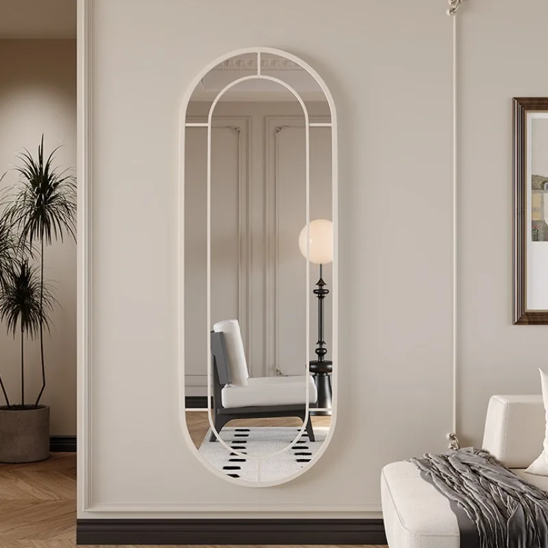 Full Body Funky Mirror Modern Aesthetic Makeup Girls Luxury Nordic Mirror Living Room Decoration Spiegel Wand Home Decorations