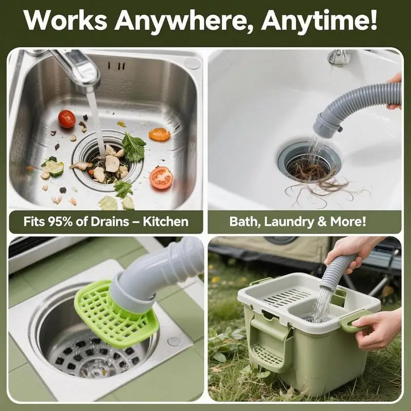Kitchen Sink Strainer Mesh Bag 500X Sink Food Waste Garbage Collecting Strainer Mesh Bag Anti Clogging Drain Trash Catcher For