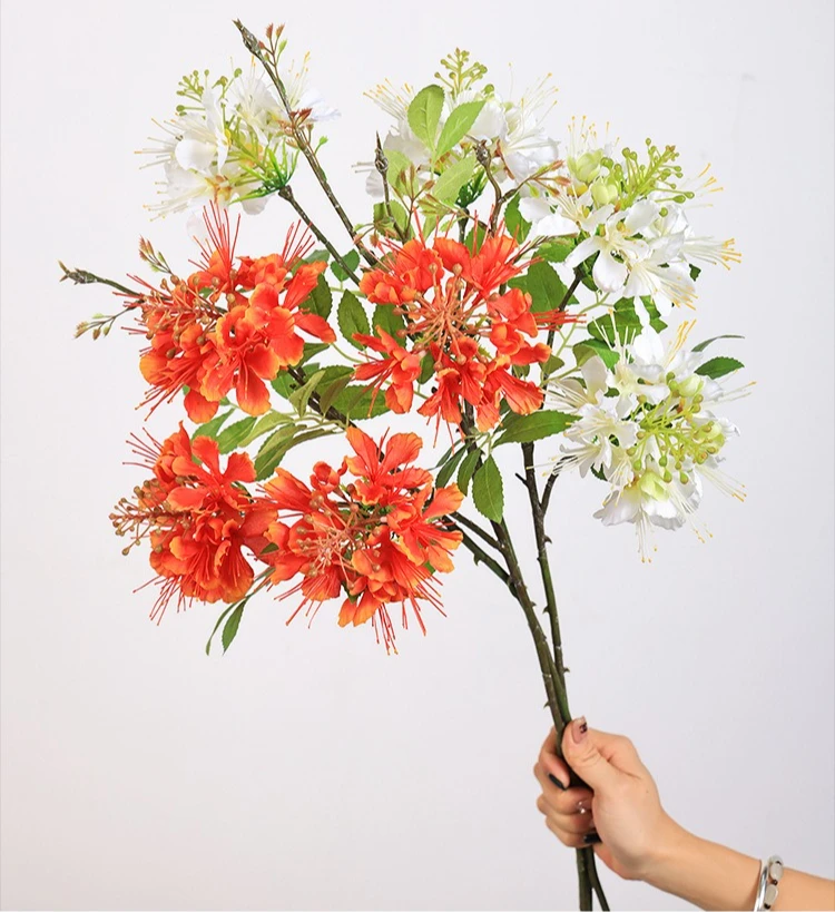 

5 High-quality Autumn Phoenix Artificial Flowers, Suitable for Weddings, Home Photography, Parties, Holiday Celebrations