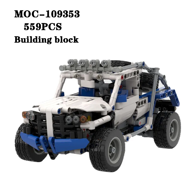 New MOC-109353 Mini Off road Vehicle Spliced Building Block Model 1284PCS Adult and Children Toys puzzle birthday Christmas gift