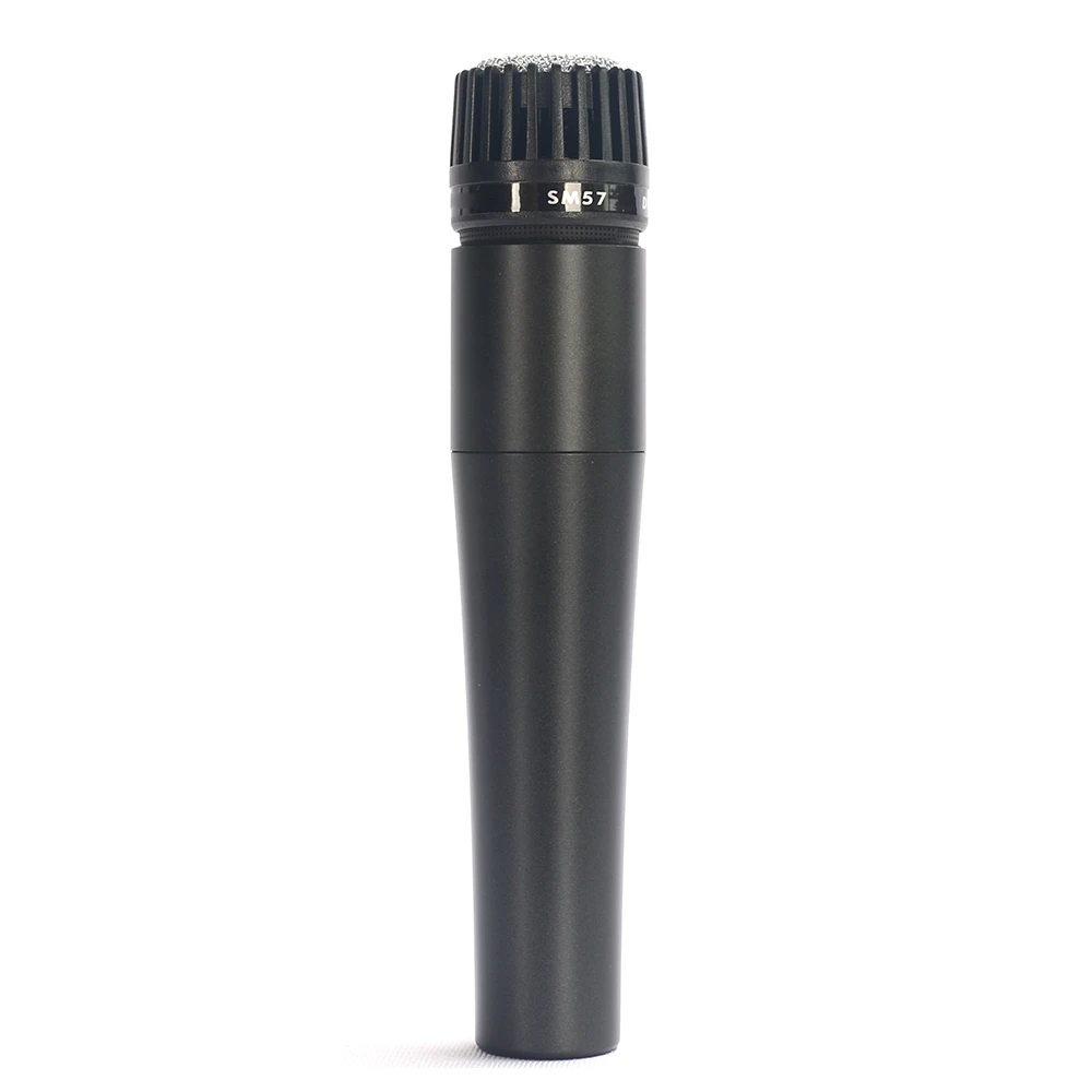 Metal SM57 Cardioid Dynamic Microphone For Stage Singing Professional Wired Microphone for Karaoke BBOX Recording Vocal