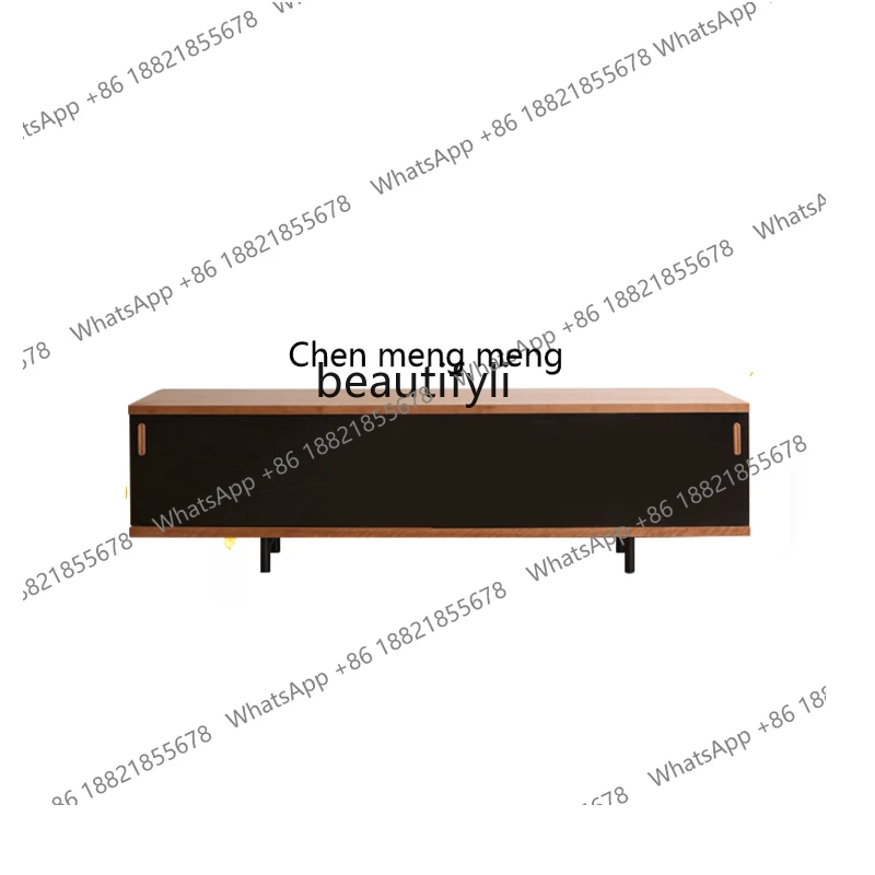 

Starry Night TV Cabinet Simple Modern Solid Wood Cherrywood Nordic Storage Small Apartment TV Stand