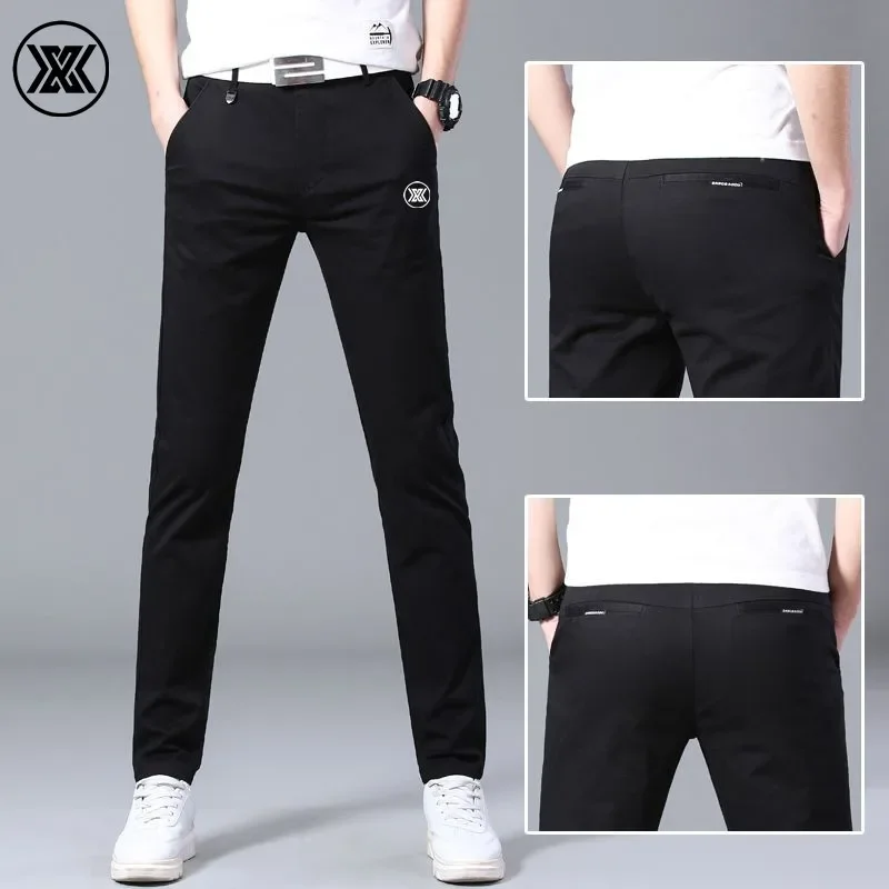 2024 abbigliamento da Golf da uomo coreano pantaloni Slim Fit Iceelastic force Silk traspirante per il tempo libero sport abbigliamento da Golf pantaloni pantaloni moda