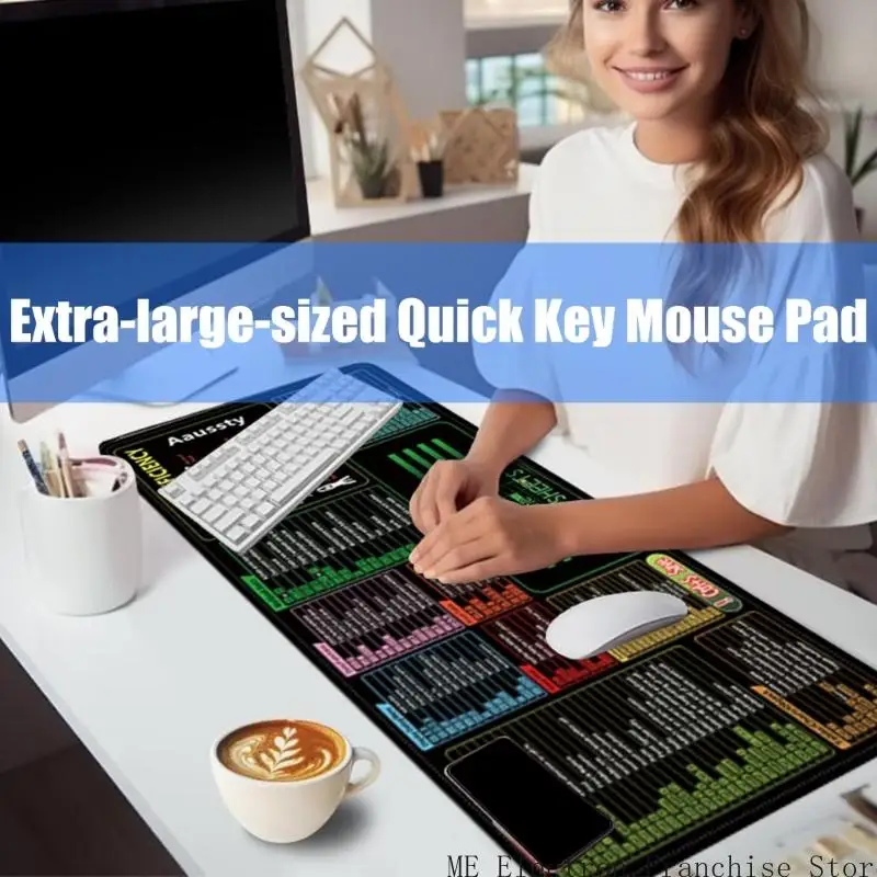 T5EA Excels i Word Keycut Keyboard Myse Pad oferujący wygodne przestrzenie robocze do zadań biurowych i gier
