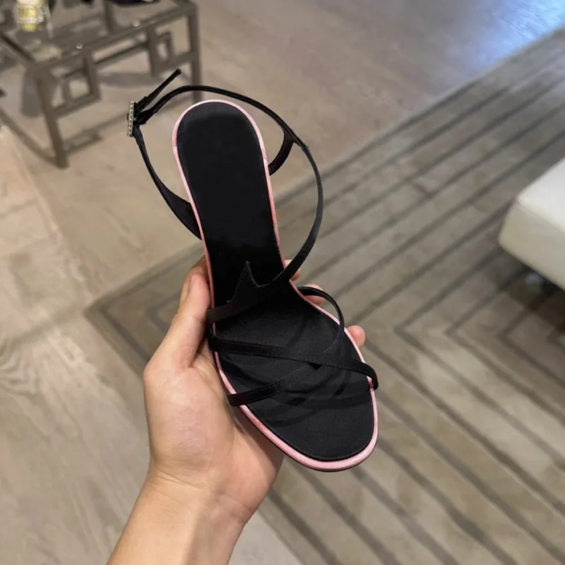 

New Womens Shoes Fashion Model High Heeled Sandals for Woman Elegant French Style Casual Shoes Designer Shoes Sandalias De Mujer