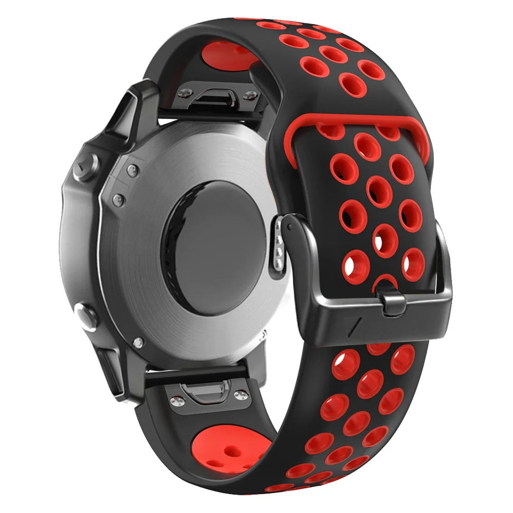 Correa de silicona para reloj Garmin Fenix, accesorio de 22 y 26mm para modelos 7X, 7, 6X, 6 Pro, 5, XPlus, Epix Gen 2, Forerunner 935 y 945