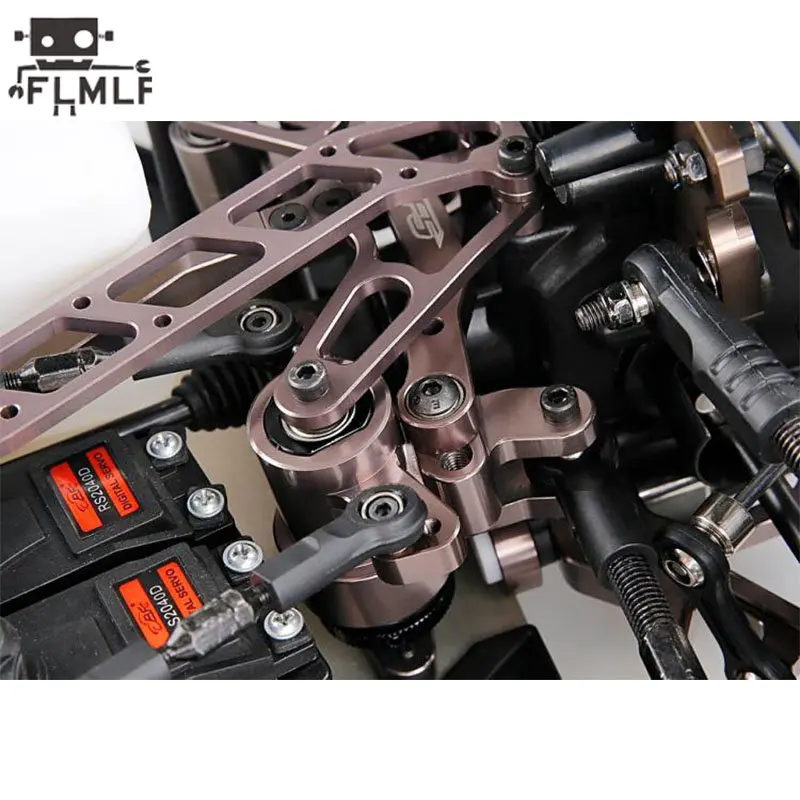 RC Car Upgrade Parts CNC Metal Steering Group Assembly Set for 1/5 Scale Rofun Rovan F5 Truck MCD XS-5 RR5 Truck Parts