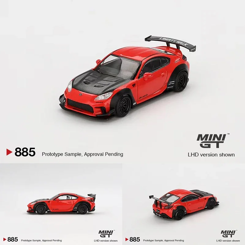 

PreSale MINIGT 885 1:64 LBWK GR86 LB Nation Diecast Diorama Model Collection Miniature Toys