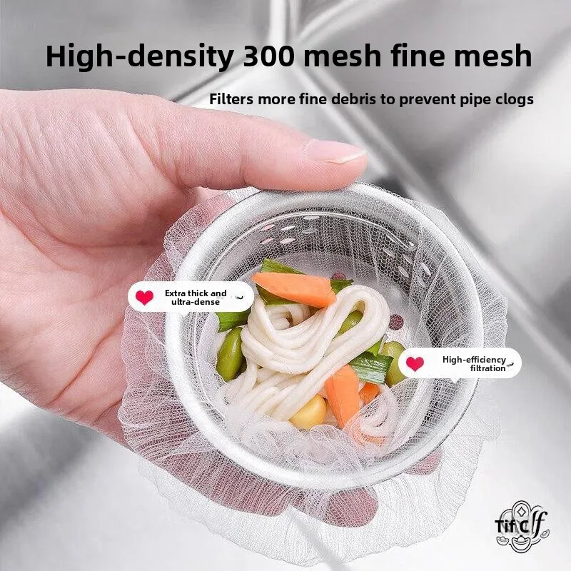 

Kitchen Sink Strainer Drain Filter Vegetable Washing Dishwashing Drain Net Disposable Drainage Garbage Prevention Tool