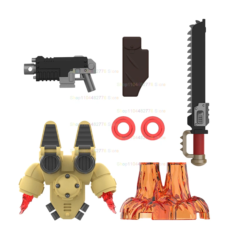 Blocs de construction de Collection, figurines d'action, accessoires de soldats, briques pour enfants, jouets, cadeaux de noël, DY713 DY714 DY715