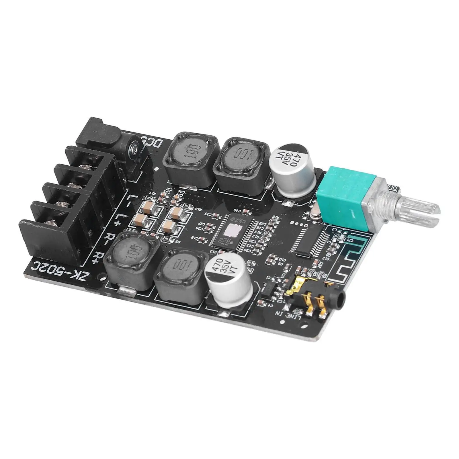 ZK 502C Digital Power Amplifier Board - Durable & Easy for diy Solution for Audio Speakers