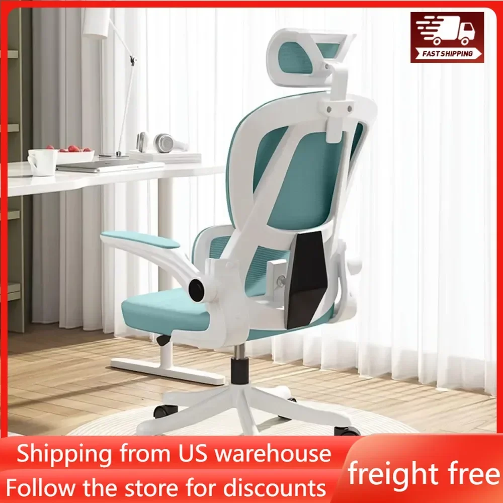 

Computer Chair Office Chair High Back Ergonomic Office Chair With Lumbar Support Adjustable Headrest 3D Armrest and Lumbar Gamer