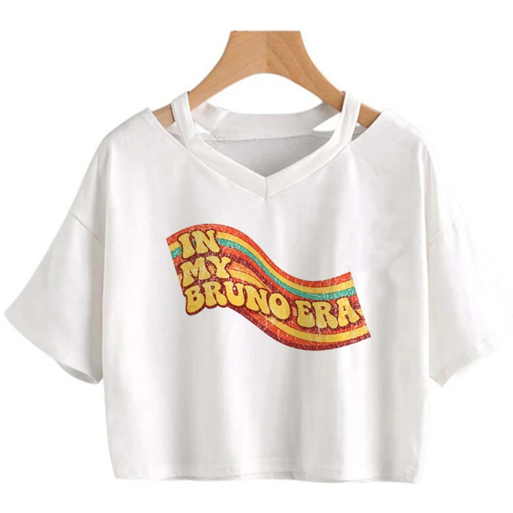Bruno Mars the Romantic Tour Crop-Top Shoujo lustiges süßes koreanisches Mode-T-Shirt süße Szene Grunge – Detail 9
